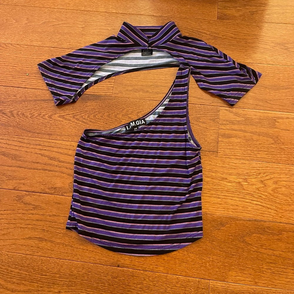 I.am.Gia Lara 2 piece purple top